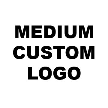 Logotipo personalizado mediano de hasta 30 pulgadas cuadradas