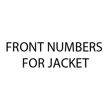 Front Numbers For Jacket