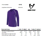 Ladies Long Sleeve Solid Jersey Adult Volleyball