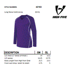 Girls Long Sleeve Solid Jersey Youth Volleyball