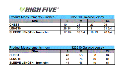 Adult Galactic Jersey Accesories