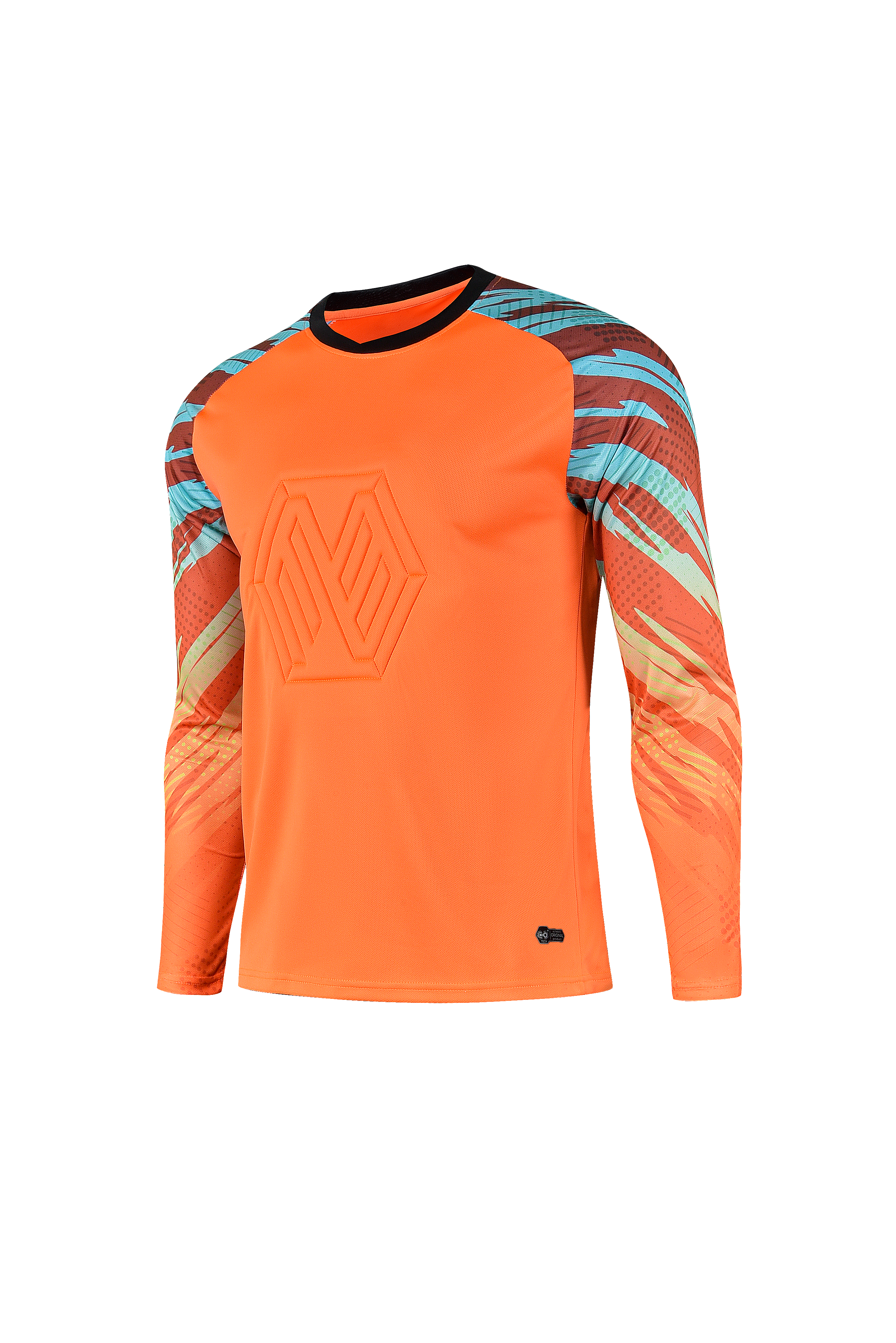 Professional Custom Soccer Long Sleeve Blue Goalie Jerseys With