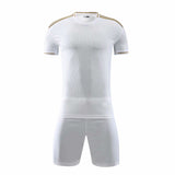 Galactico White Ss Adult Soccer Uniforms