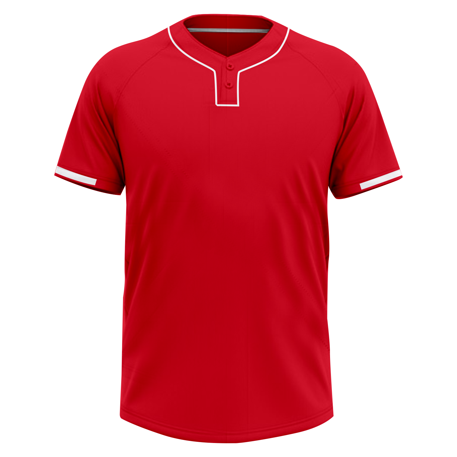 Plain red discount baseball jersey