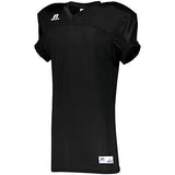 Stretch Mesh Game Jersey Black Adult Football