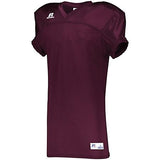 Stretch Mesh Game Jersey Maroon Adult Football