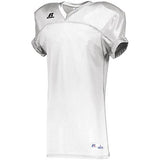 Stretch Mesh Game Jersey White Adult Football