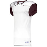 Color Block Game Jersey (Away) White/maroon Adult Football
