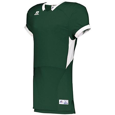 Color Block Game Jersey Dark Green/white Adult Football