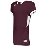 Color Block Game Jersey Maroon/white Adult Football
