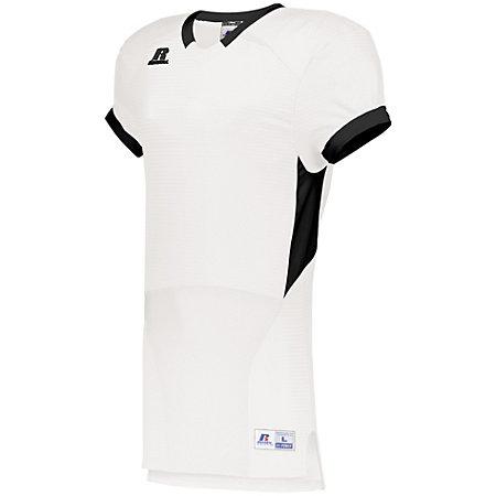 Color Block Game Jersey White/black Adult Football