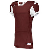 Color Block Game Jersey Cardinal/white Adult Football
