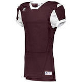 Youth Color Block Game Jersey Maroon/white Football
