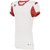 Youth Color Block Game Jersey White/true Red Football