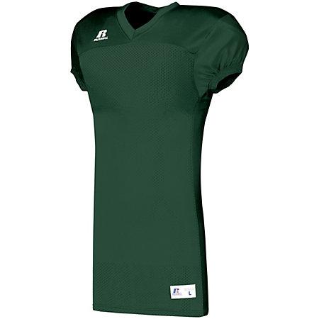 Jersey sólido para jóvenes con inserciones laterales Fútbol verde oscuro