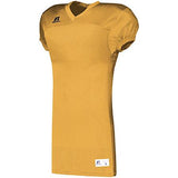 Solid Jersey With Side Inserts Gold Adult Football
