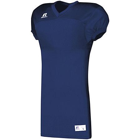 Jersey sólido para jóvenes con inserciones laterales Fútbol azul marino