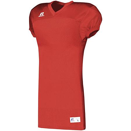 Jersey sólido para jóvenes con inserciones laterales Fútbol rojo verdadero