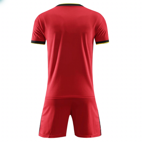 Brussels Red SB Soccer Uniform Kit