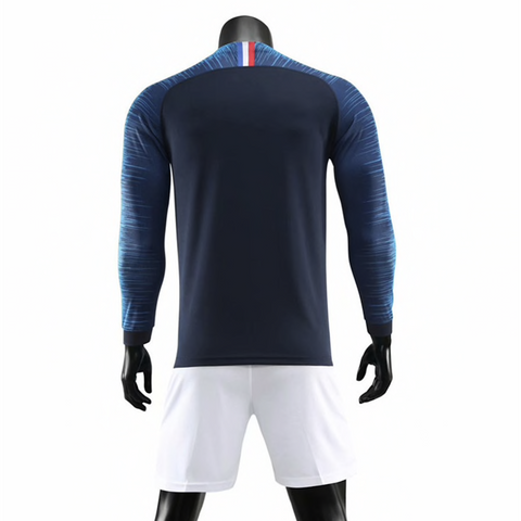 France Navy LS - Fc Soccer Uniforms