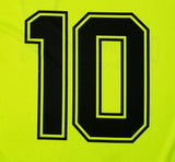 Números en la parte posterior de la camiseta