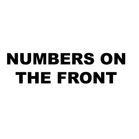 Numbers On The Front