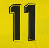 Números en la parte posterior de la camiseta
