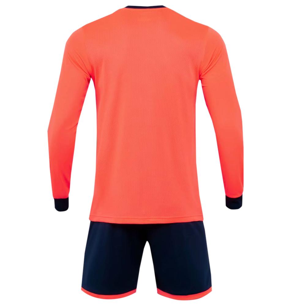 Naranja 198 Ls Uniformes de fútbol para adultos