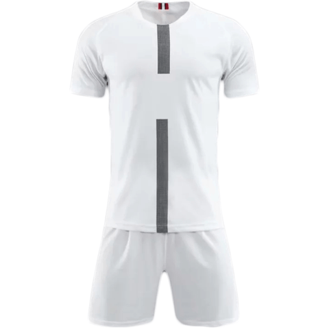 Pari White Ss Adult Soccer Uniforms